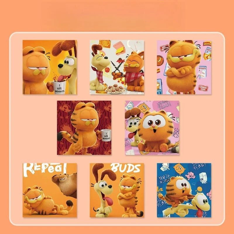 Garfield Odie Sticker Creative High Color Value Cute Cartoon Printing Student Water Cup Mobile Phone Shell Waterproof Sticker view 3