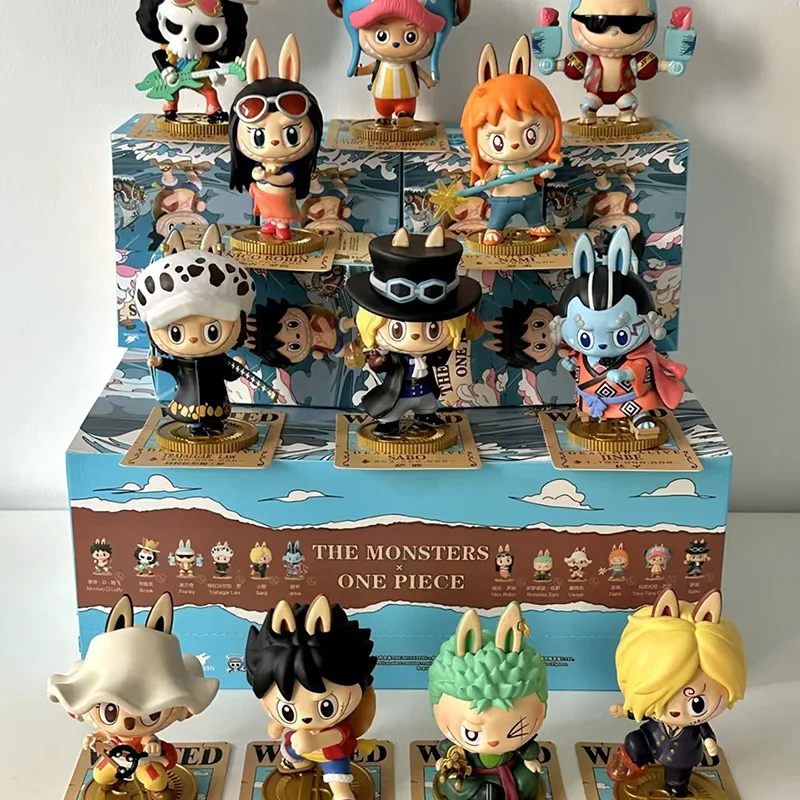 

POP MART LABUBU THE MONSTERS x One Piece Series Trendy Blind Box Toys Mystery Box Model Birthday Gift