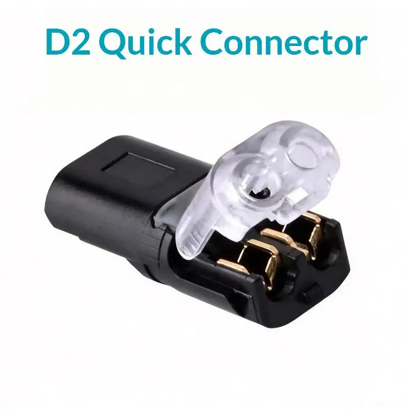 【HG】10/20Pcs  Waterproof Plug Wire Connector 2 Pin Way Cable Plug Car Electric Wire Snap Connectors Strip Terminal