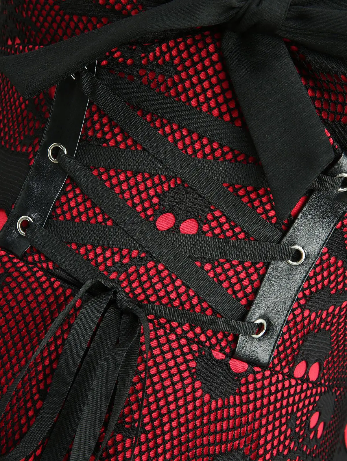 ROSEGAL-Disfraz gótico de Halloween, Mini Vestidos, ojales de vampiro bruja, Panel con lazo y cordones, vestido Retro con calaveras