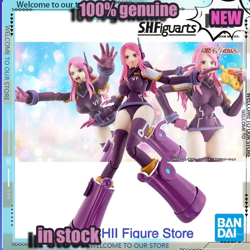 

Original Bandai S.H.Figuarts Shf One Piece Jewelry Bonney Action Figures Future Island Egghead Figure Model Collection Toy Gift