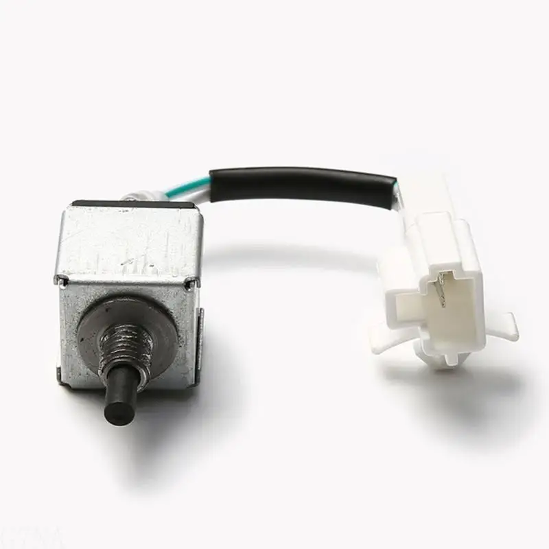 G7NA Automotive Brake Light Switches 84550-34010 with Short Wire White Connection End, and Threaded Plunger for Stop Lamp