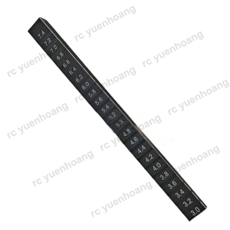 Herramienta de equilibrio de chasis de coche todoterreno modelo RC, medidor de altura de vehículo/soporte de ladrillo/asiento inferior, piezas de medición de ajuste