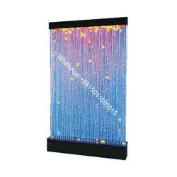 Water dance bubble screen wall porch partition creative water curtain wall flowing water decoration colorful water curtain