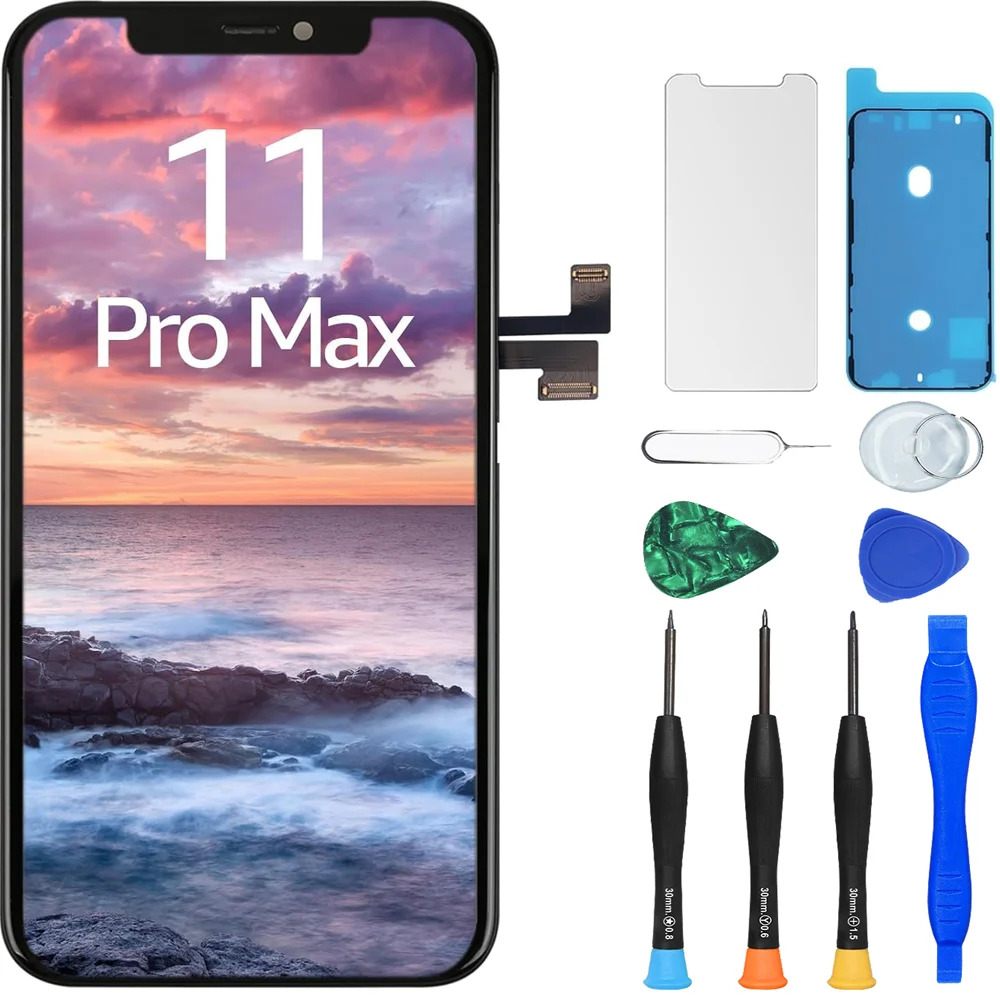 iPhone 11 Pro Max HD Plus LCD Screen Replacement Kit