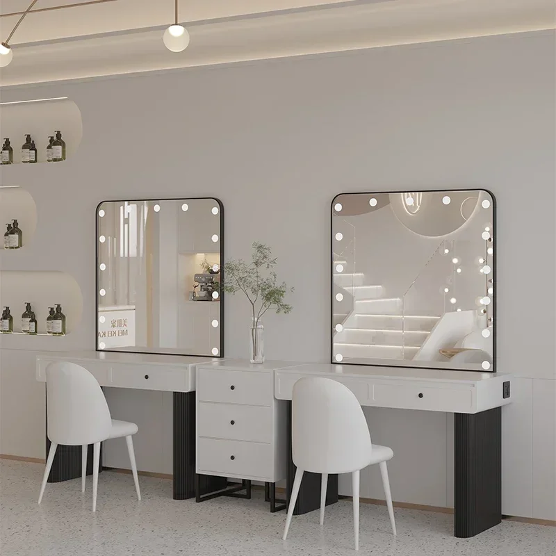 

Luxury Drawers Dressing Table Storage Makeup White Princess Dressers Organizer Hotel Modern Tocador Para Dormitorio Furniture