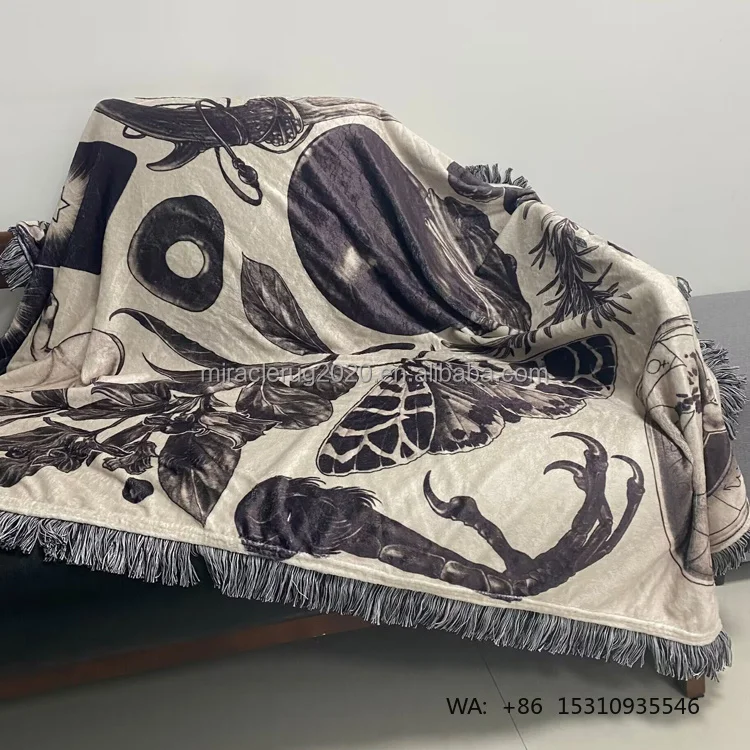 Hot Sell Sherpa Fleece Blanket Custom Luxury Warm Flannel Blanket Soft Polyester Fleece Blanket