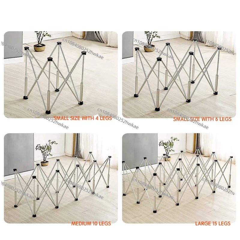 Folding Wood Working Table Plate Wood Glass Tile Cutting Portable Spider Leg Workbench With 6 Stand Legs