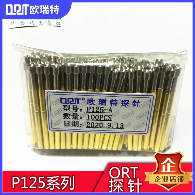 Probe seri P125 tes PCB Probe komponen elektronik Probe pegas ejektor lengan Pin