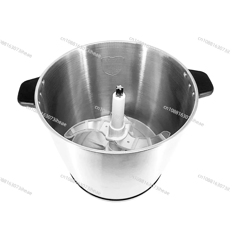 12L Metal Fufu Machine Household Kitchen Food Mixer Vegetable Foufou Fruit Blender Mixing Tool EU UK Plug Large Capacity