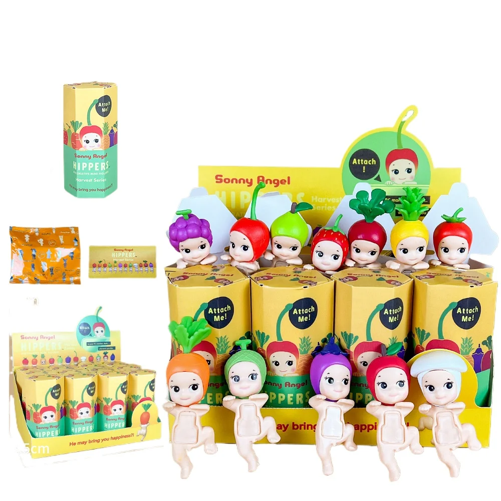 

Meow Meow Daily Lying Angel Fruit Animal Cheek Bracket Blind Box Set Mobile Phone Decorations Tide Play Anime Boy Girl Toy Gift