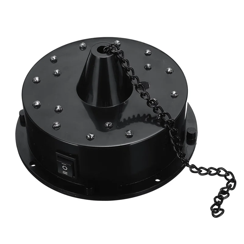 18 ไฟ LED แก้วกระจกหมุน DISCO Ball มอเตอร์ควบคุมเสียงกระจกสะท้อนแสงสำหรับ DISCO DJ PARTY STAGE Light Dropship