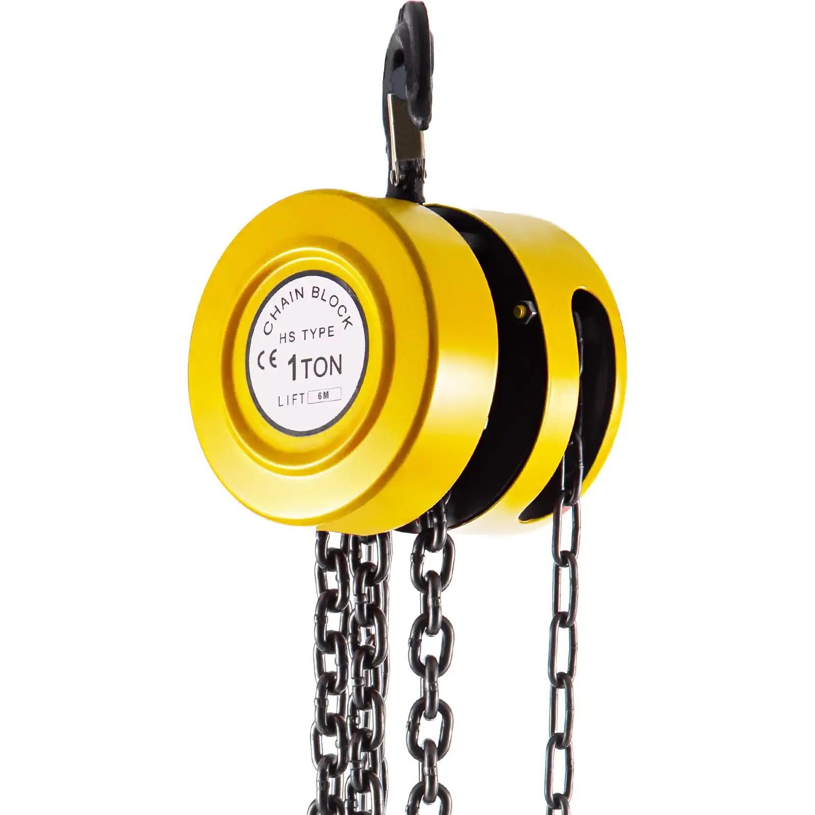 

Manual Chain Hoist, Lifting Capacity of 2200 lbs/1 Ton, 20ft