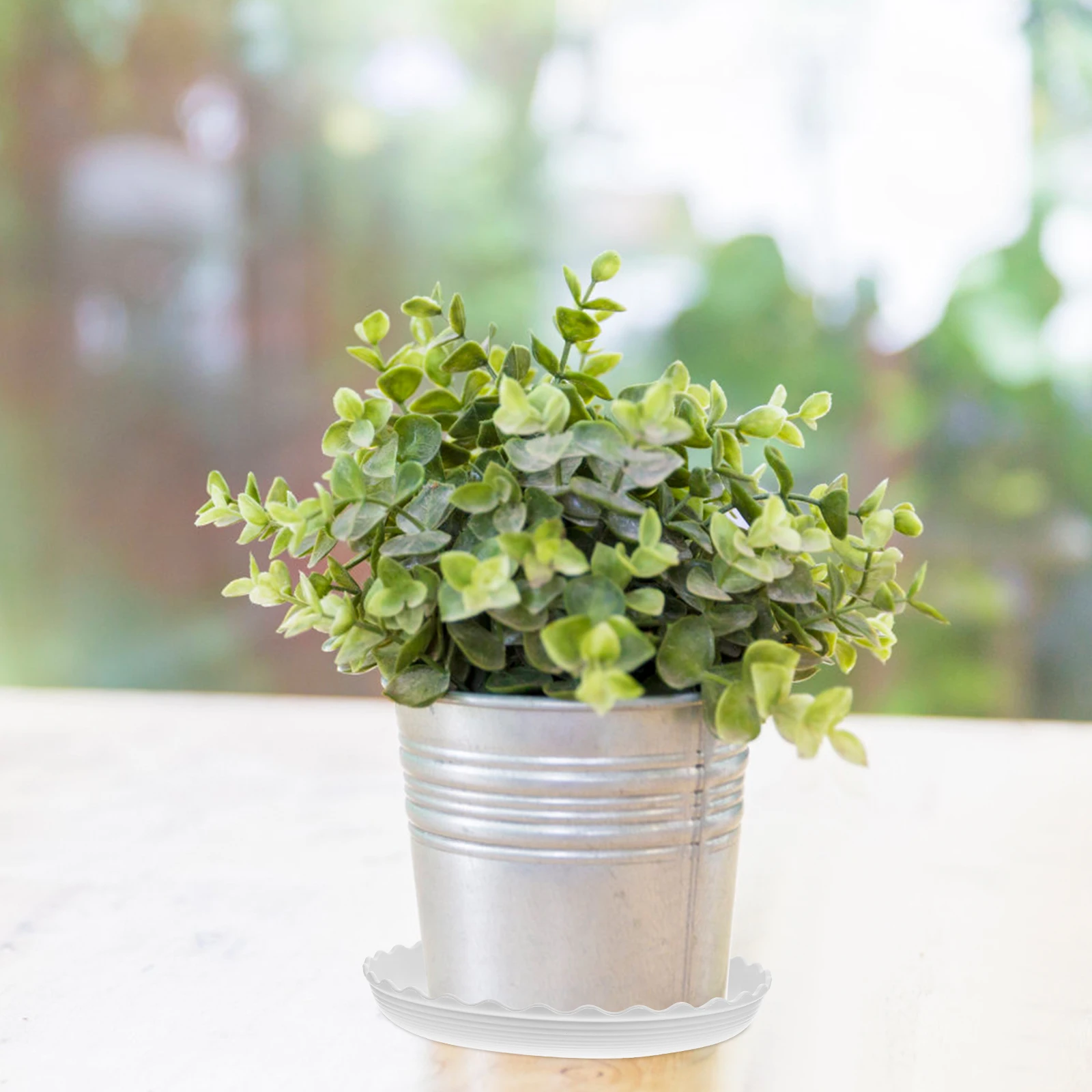 

10pcs Round Plant Drip Trays 15Cm Thickened Pp No Fade Saucers For Indoor Outdoor Flower Pots Drainage Tray Garden Tools