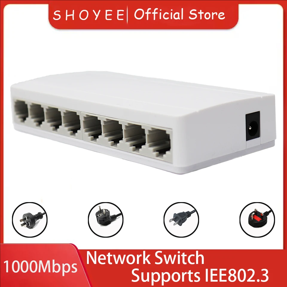 8PortGigabitEthernetSwitch10/100/1000MbpsDesktopNetworkSwitch,Plug&Play,AutoMDI/MDIX,RJ45LANHubforHomeOffice-AliExpress7