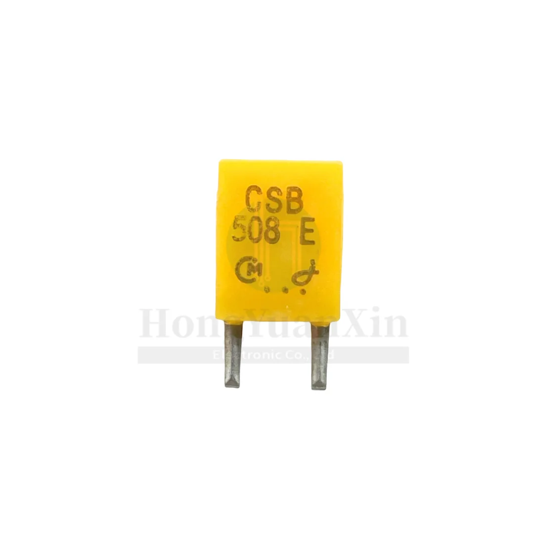 50pcs/ 508K crystal oscillator CSB508E 508KHZ 508E in-line 2-pin ceramic resonator imported