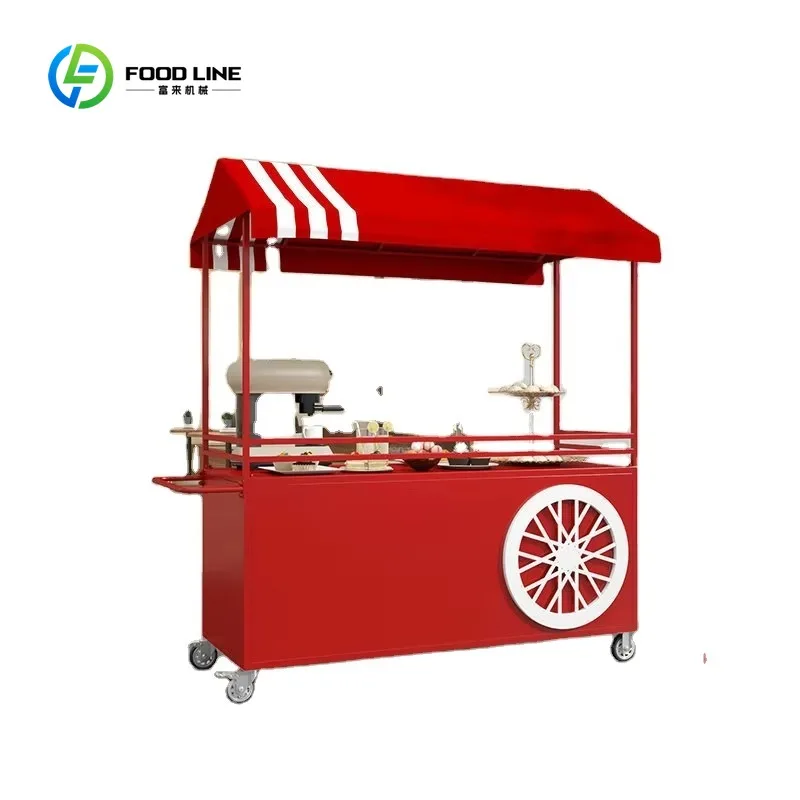 

Customized Hot Sell Outdoor Commercial Tabletop Night Market Stall Street Mobile Food Cart Snack Food