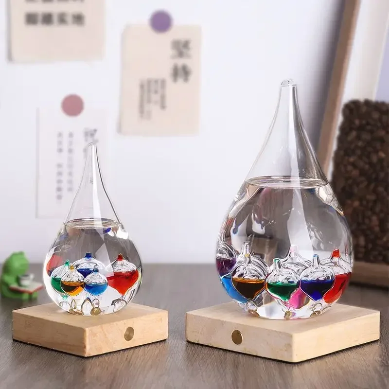 Galileo-ميزان حرارة كروي ملون ، ديكور منزلي إبداعي ، مكتب وغرفة معيشة ، عيد الميلاد