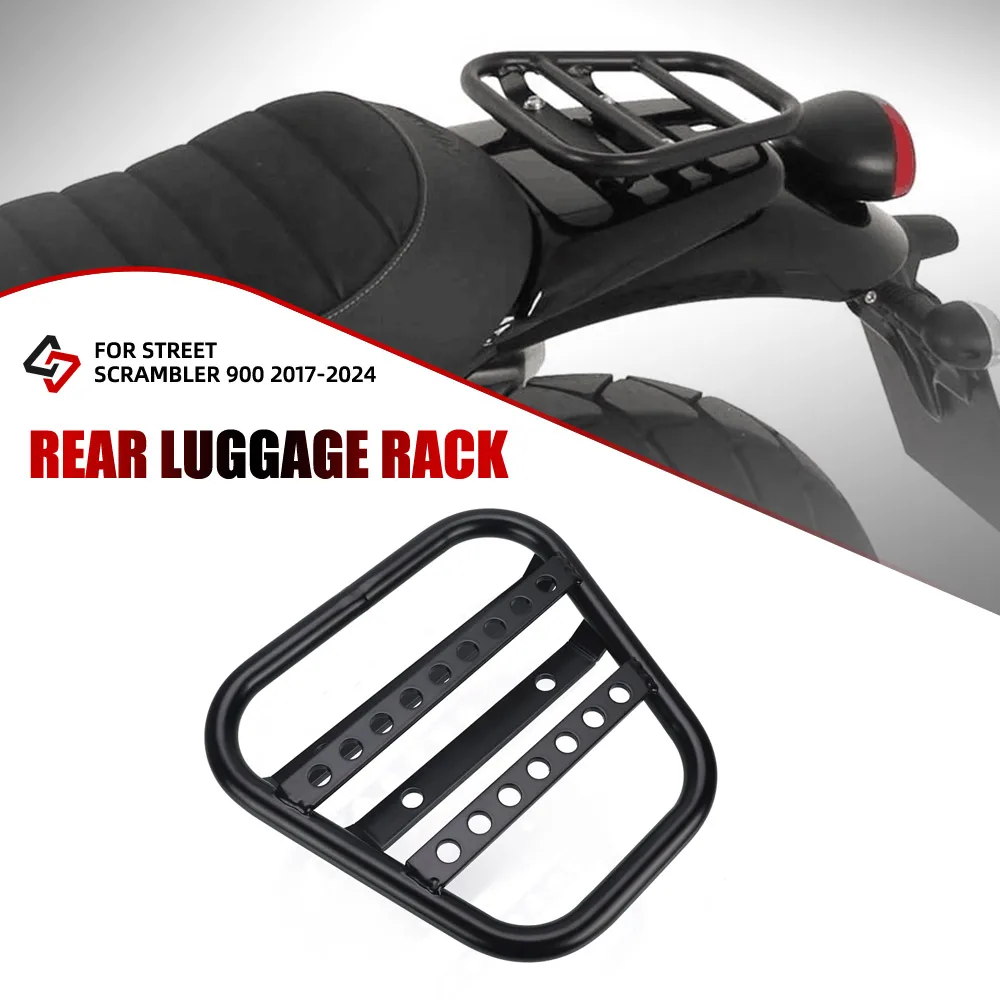 FOR Street Scrambler 900 2017-2018-2019-2020-2021-2022-2023-2024 Rear Case Bracket Saddlebag Rack Carrier Luggage Holder Support