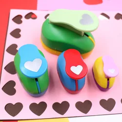 Nuova goffratrice a forma di cuore goffratrice per bambini 9-75mm punzonatrice manuale goffratrice fai da te