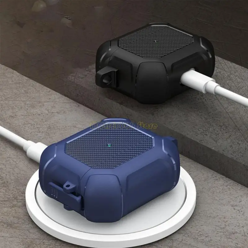 غطاء حالة F62C ل 2 مع مقطع قفل ، حالة نسيج ألياف الكربون وسلسلة المفاتيح للرجال ،