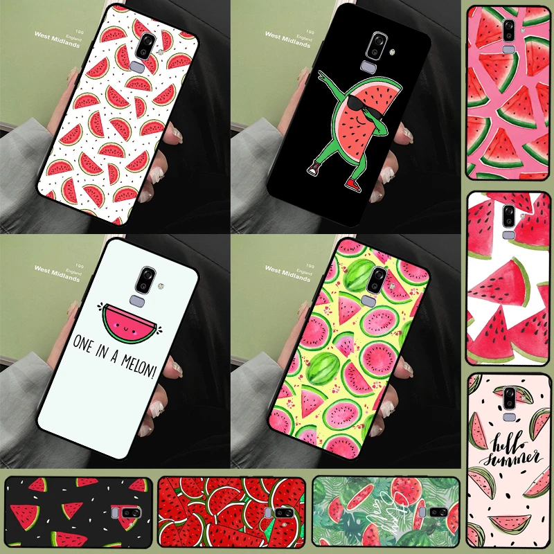 Cute Summer Fruit Watermelon Case For Samsung Galaxy J8 2018 A7 A9 A6 A8 J4 J6 Plus J1 A3 A5 2016 J3 J5 J7 2017 Cover