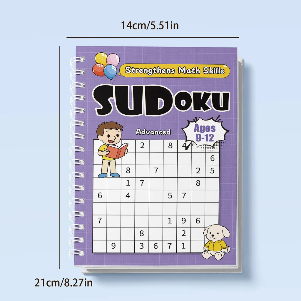 Children’s Sudoku,20th Edition 4-Book Progressive Set (Beginner→ Challenge) | Children’s Sudoku Puzzle Books