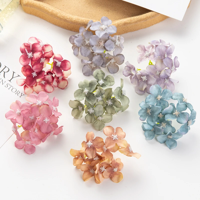 10 Stück Künstliche Blumen Großhandel Hochzeit Outdoor Garten Rosenbogen Heimdekoration Girlanden Geschenkbox Künstliche Seidenhortensien – Detail 13