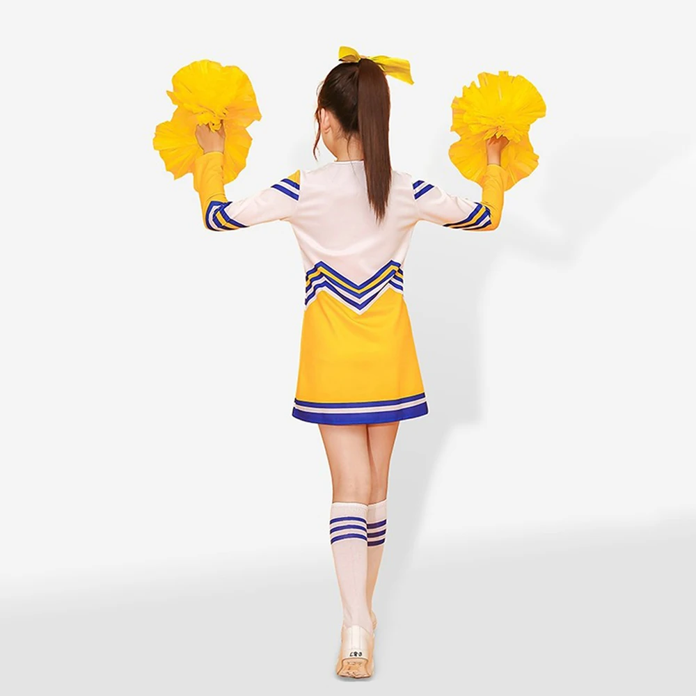 Kids Girls Cheerleading Uniforms School Cheer Dance Cheerleader Costume Costumes Dress Dancewear Schoolgirl Children's Outfits