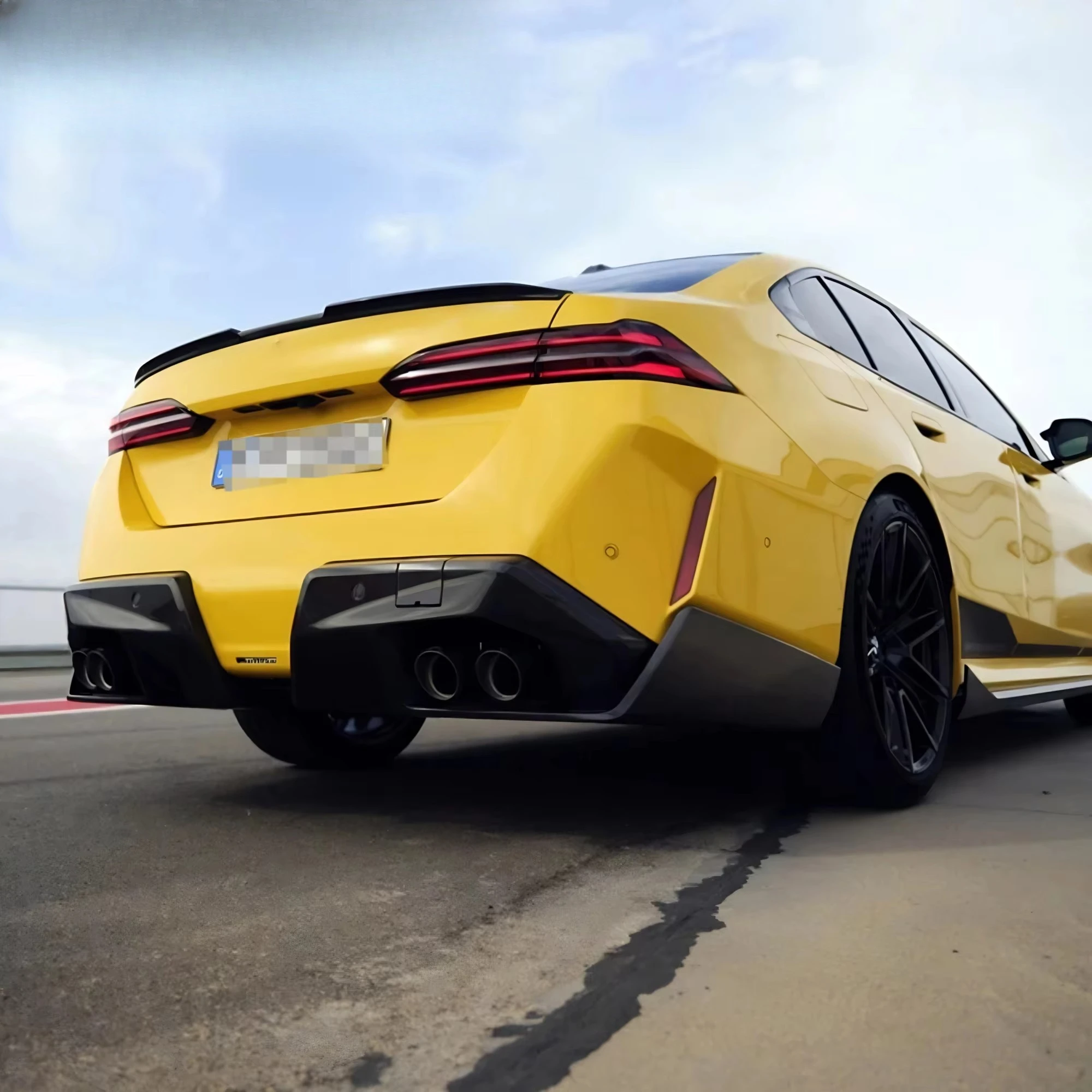 2025 for M5/G90 Performance Parts 3K Dry Carbon Fiber MP Style Rear Diffuser Lip Aero Kit Aerodynamic Upgrades New Style