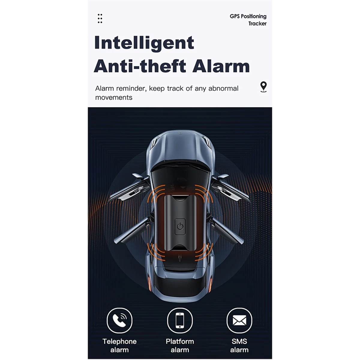 GPS-трекер для позиционирования, небольшое устройство для отслеживания транспортного средства на большие расстояния, отслеживание транспортного средства, Противоугонная защита от потери