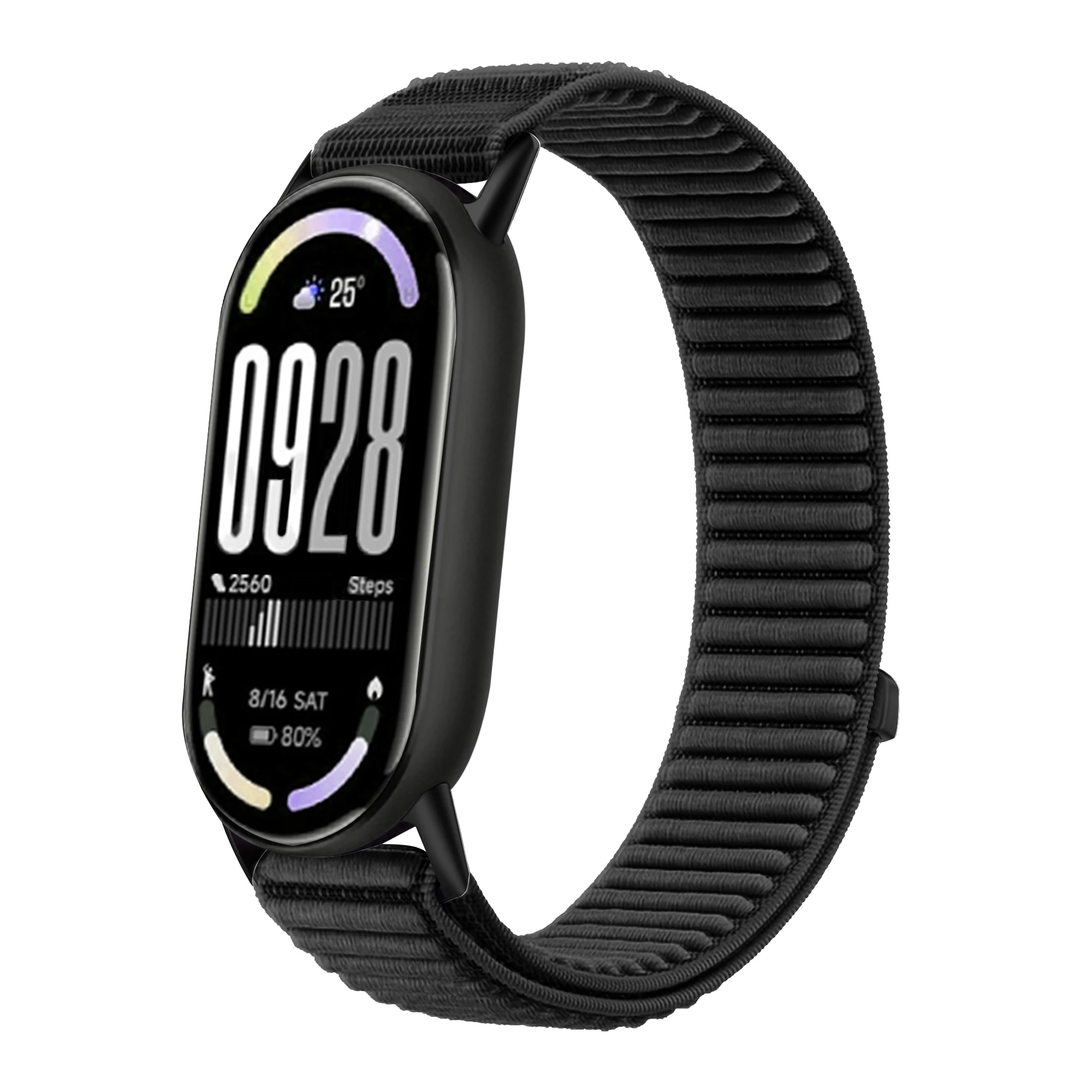 Atmungsaktives Nylonarmband für Xiaomi Mi Band 10 9 8, Sportarmband, Ersatzarmband für Xiaomi Mi Band 10, Uhrenarmband-Zubehör