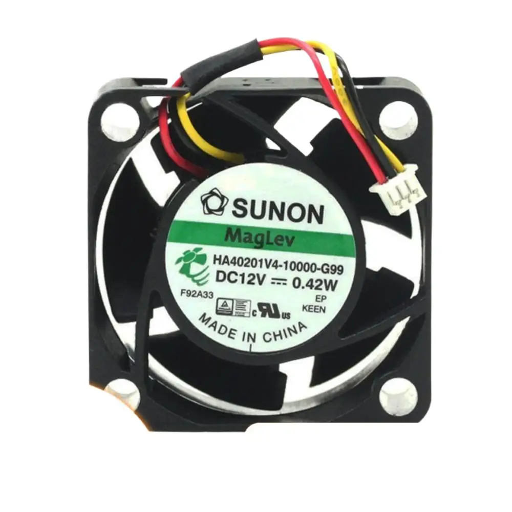

40mm Fan for HA40201V4-10000-G99 12V 0.42W 4020 Cooling Power Supplies, Servers, and Electronics