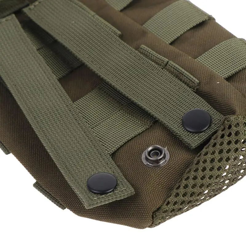 1 Stück Outdoor Molle Wasserflaschentasche Beutelhalter für Reisen, Camping, Wandern, Radfahren, Angeln, Jagen, Wasserflaschen- und Kesselträger – Detail 11
