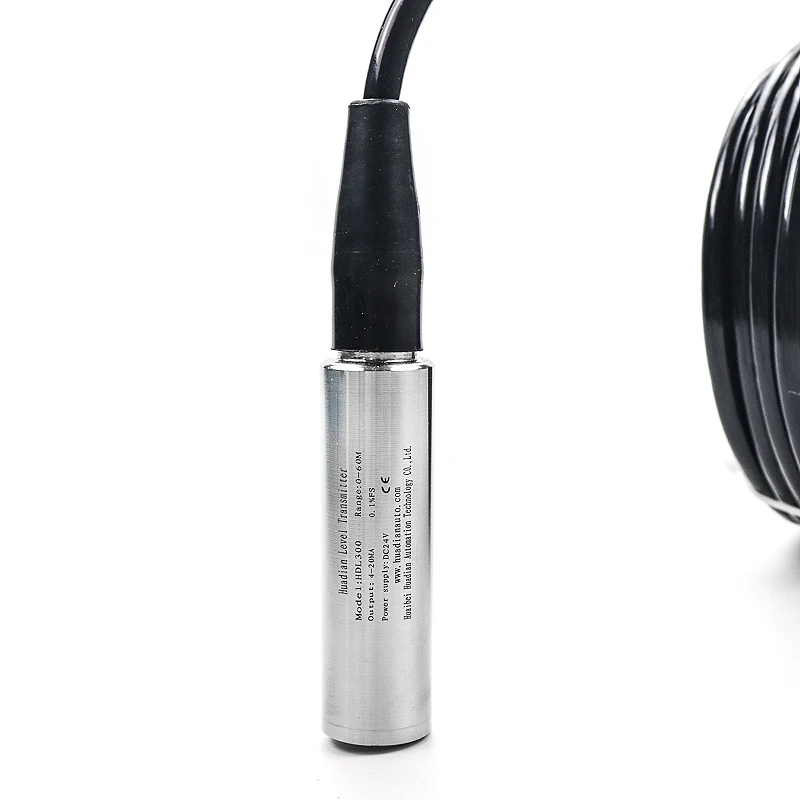 الذكية 4-20ma 0-10 فولت RS485 هارت 1 متر الصناعية المخصصة الفولاذ المقاوم للصدأ رمي في نوع أجهزة استشعار مستوى السائل الارسال Fpr المياه