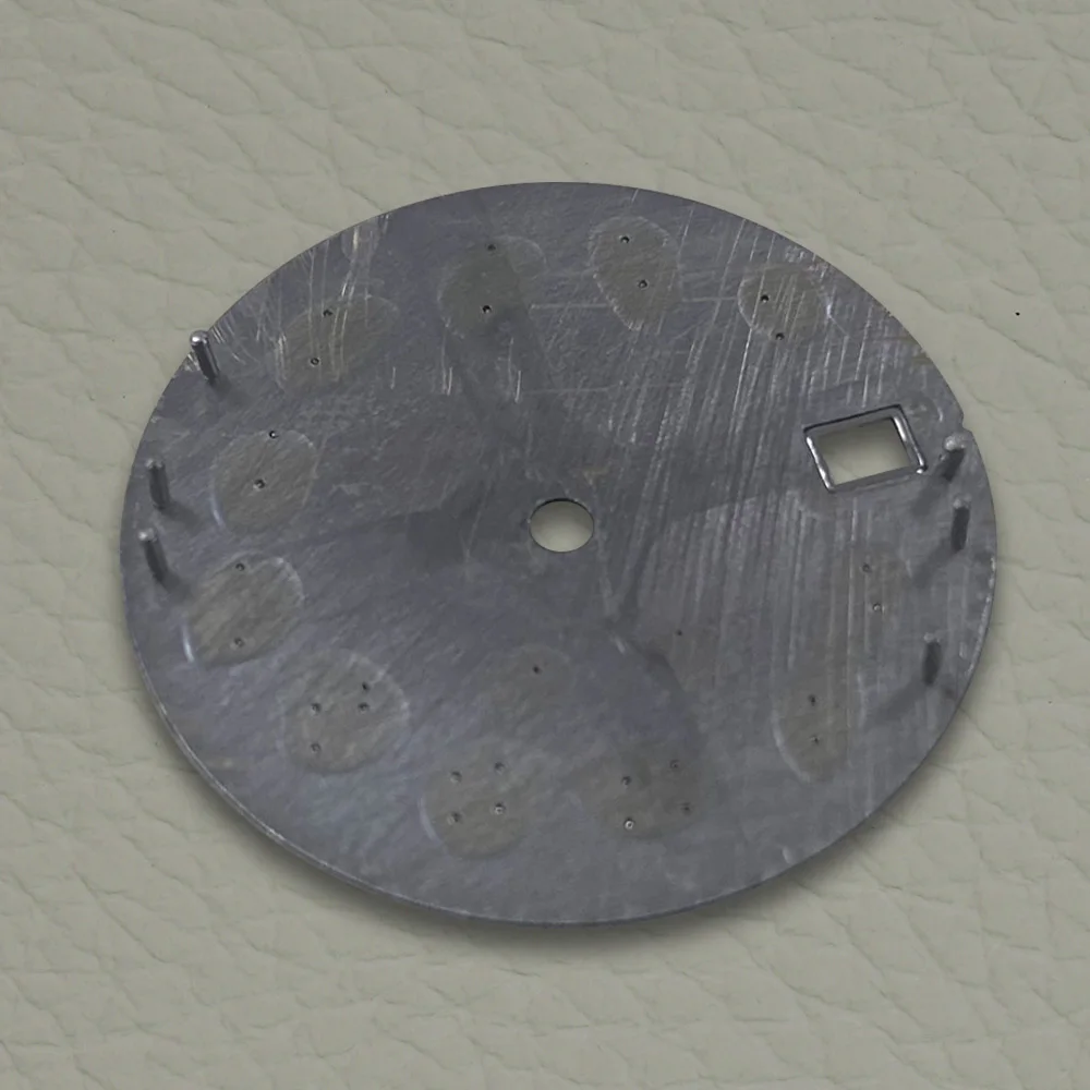 28.5 ミリメートル NH35 S ロゴダイヤルアラビア文字数字発光なし NH36 機械式ムーブメントメンズ腕時計アクセサリー