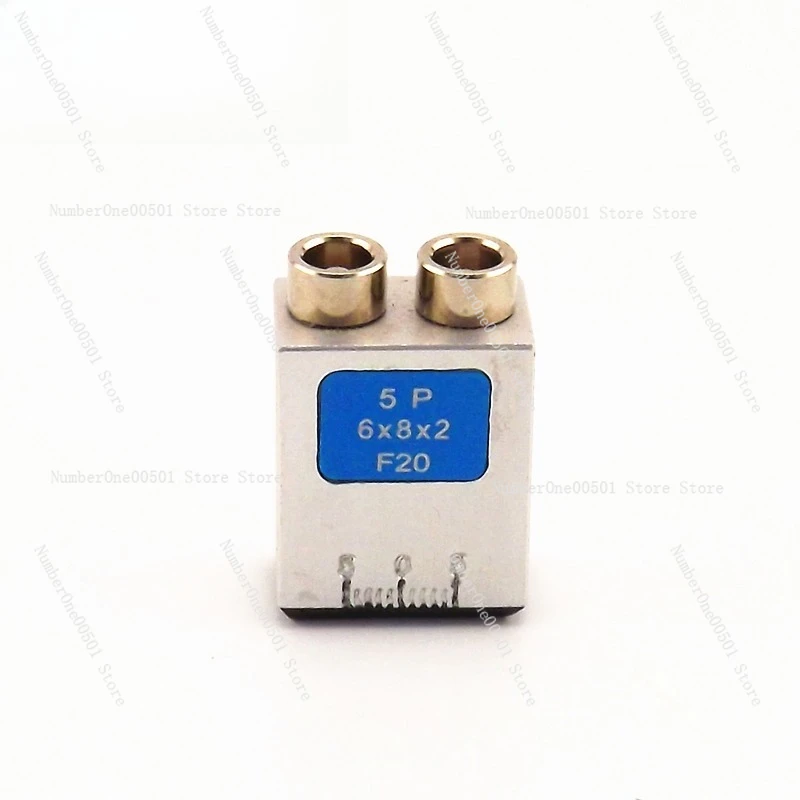 Double crystal straight probe 5P6X8FG20 F10 F30 ultrasonic flaw detector focusing longitudinal wave segmentation 2.5MHz