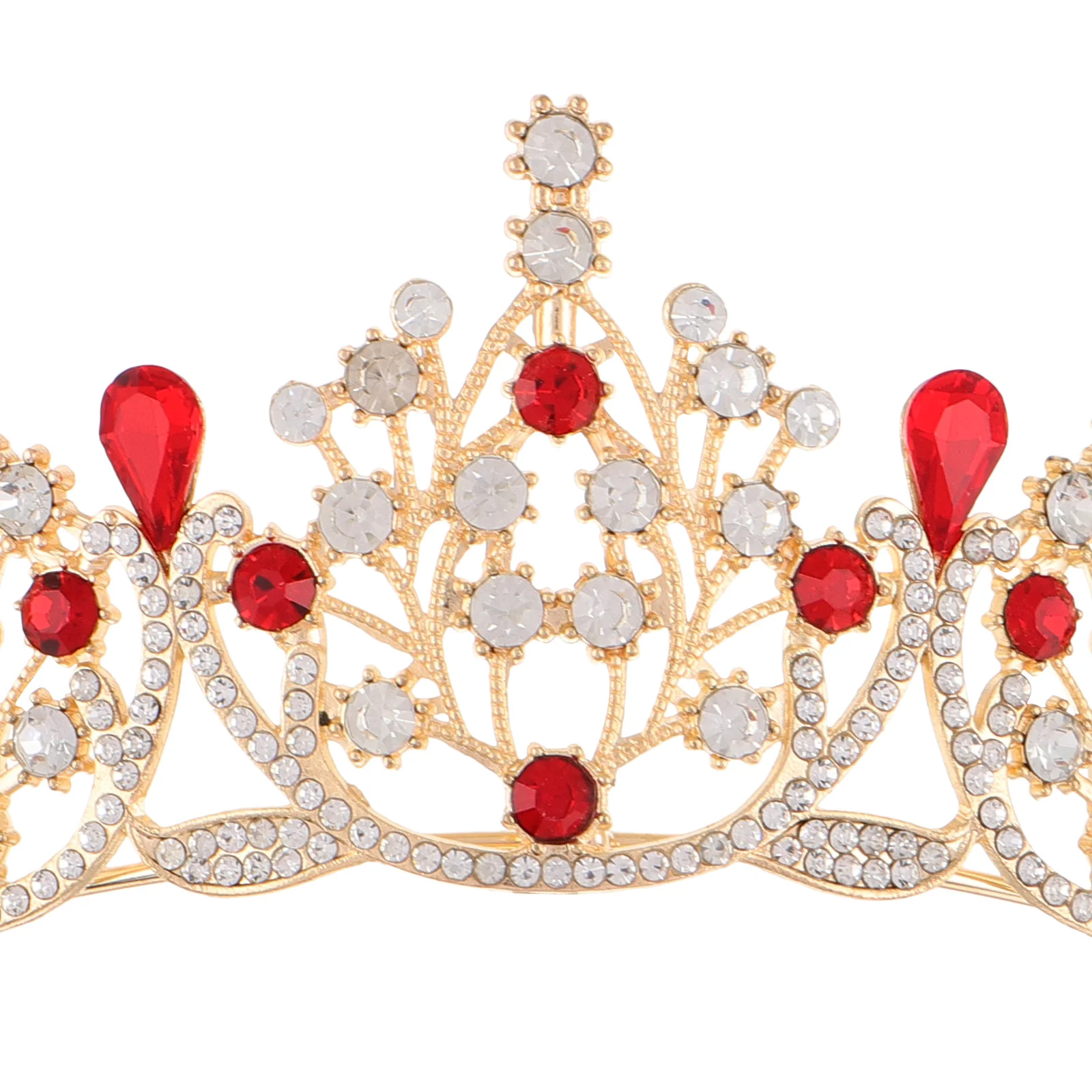 عصابة رأس تاج كريستال من حجر الراين على شكل تاج الملكة للنساء لحفلات الزفاف وحفلات التخرج وأعياد الميلاد