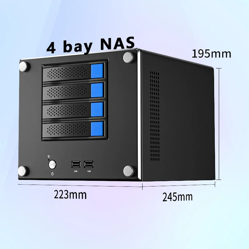 

Корпус Nas для облачного хранилища, системный сервер, 4 Гб Ddr4 Ssd Hdd, стеллаж для жесткого диска, шасси, сервер, чехол 4 Bay Nas