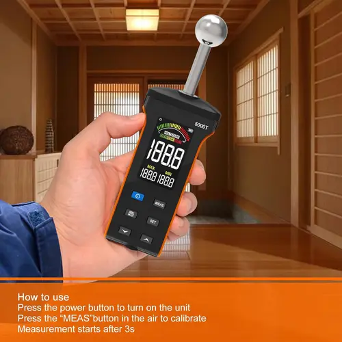 BT-5000T Pinless Wood Moisture Meter - Non-Contact Digital Humidity Sensor for Wood & Wall, 20-40mm Depth - Image 6