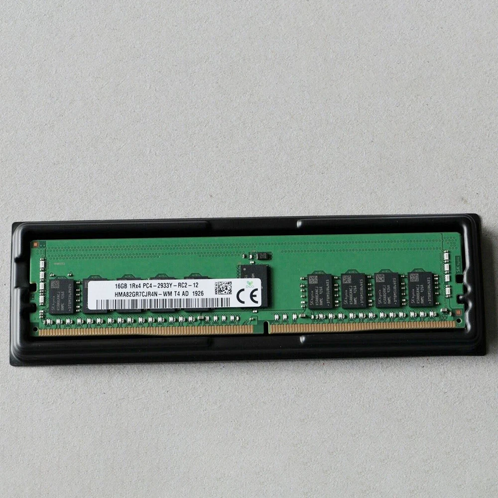 1 قطعة ذاكرة الوصول العشوائي 16 جيجابايت 16 جرام 1RX4 PC4-2933Y ECC HMA82GR7CJR4N-WM ذاكرة الخادم 2933 DDR4
