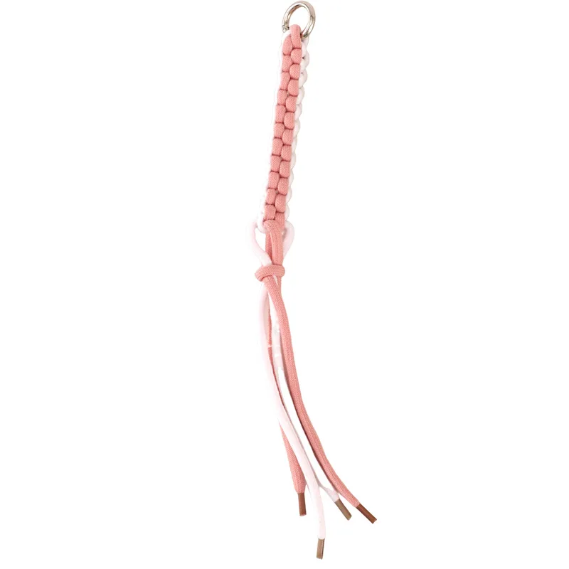 Creative Accessory Anti-loss Keychain Approx.16*4*3cm Beautifully Hand-woven Keychain Creative Compact Size Cute Style