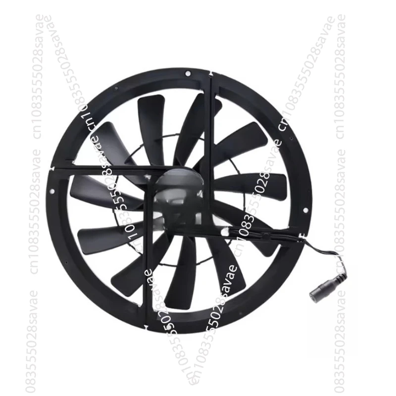 25Cm Large Air Volume 12V  Plant Furniture Cabin Self-driving Tour  Ventilation Exhaust Cooling Fan 25030