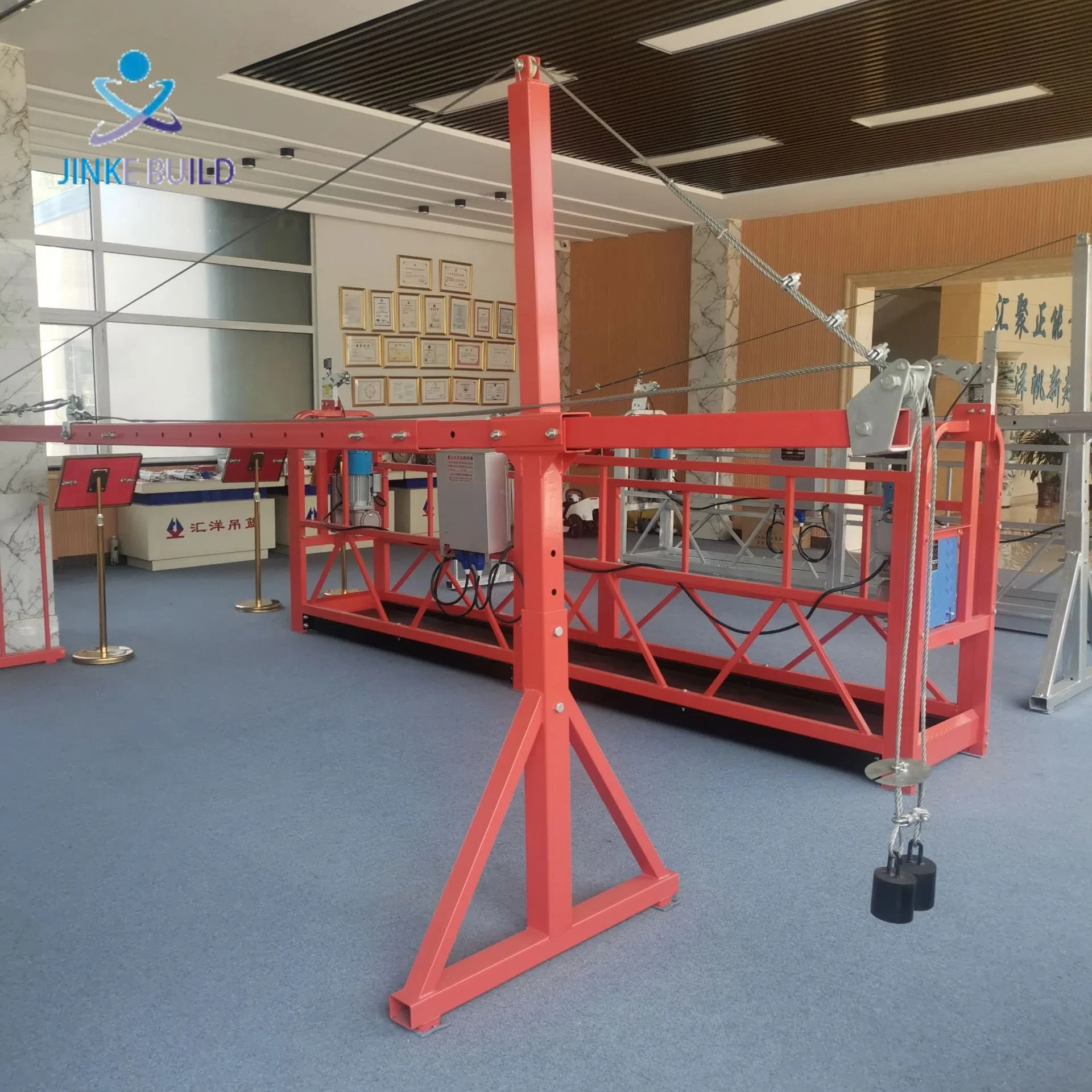 Factory ZLP630 Swing Stage Gondola Electric Lifting Scaffolding Electric Gondola Scaffolding ZLP800 Suspended Platform