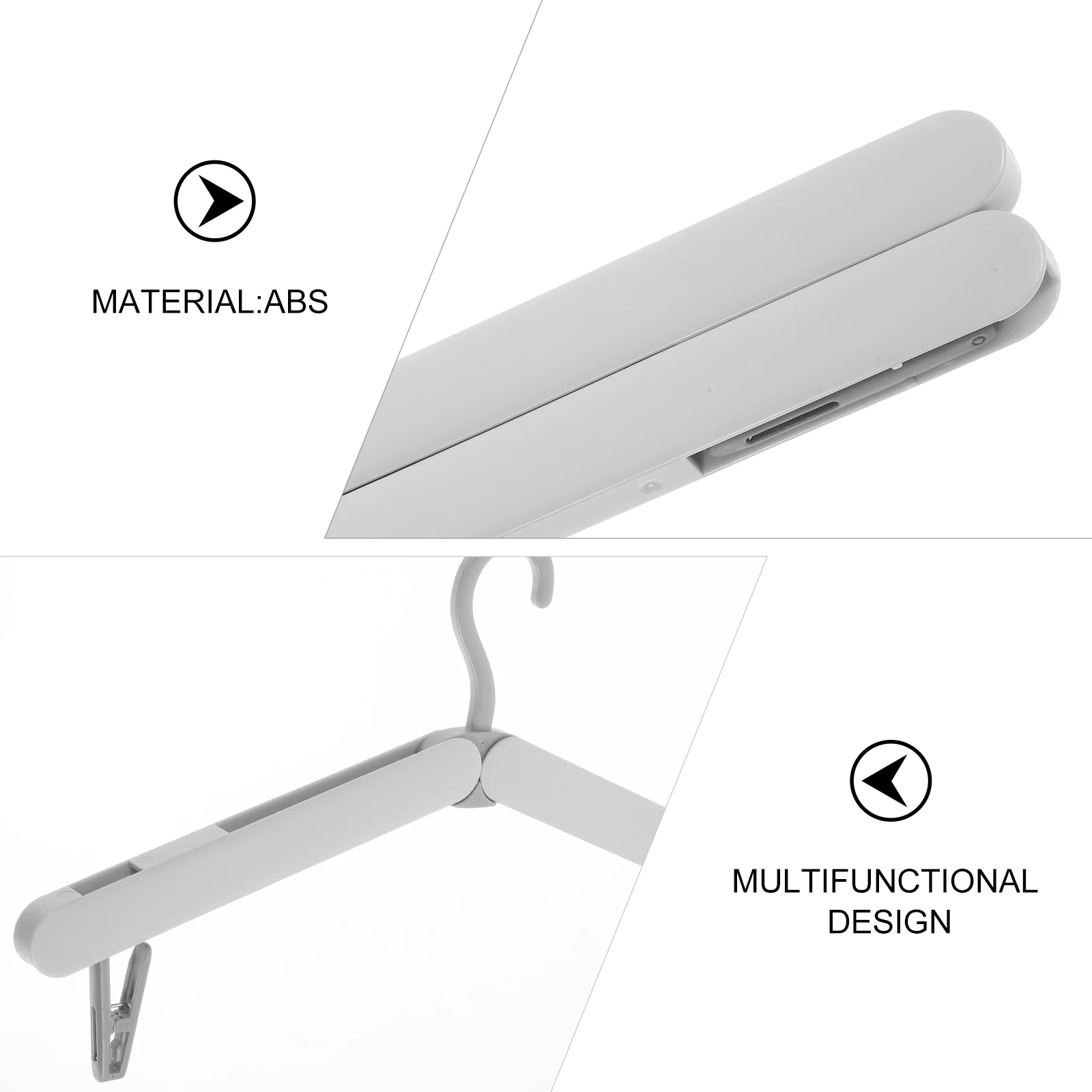 

Travel With Clips Organizer Rack For Home Closet Storage Plastic Foldable Coat Hanger Portable Clothes Rack Space Saving Drying