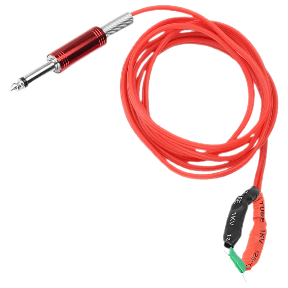 

Silicone Steel Hook Line High Flexibility Tattoo Machine Cord Dual-Core Bendable Clip for Stable Voltage and Low Heat Build-Up