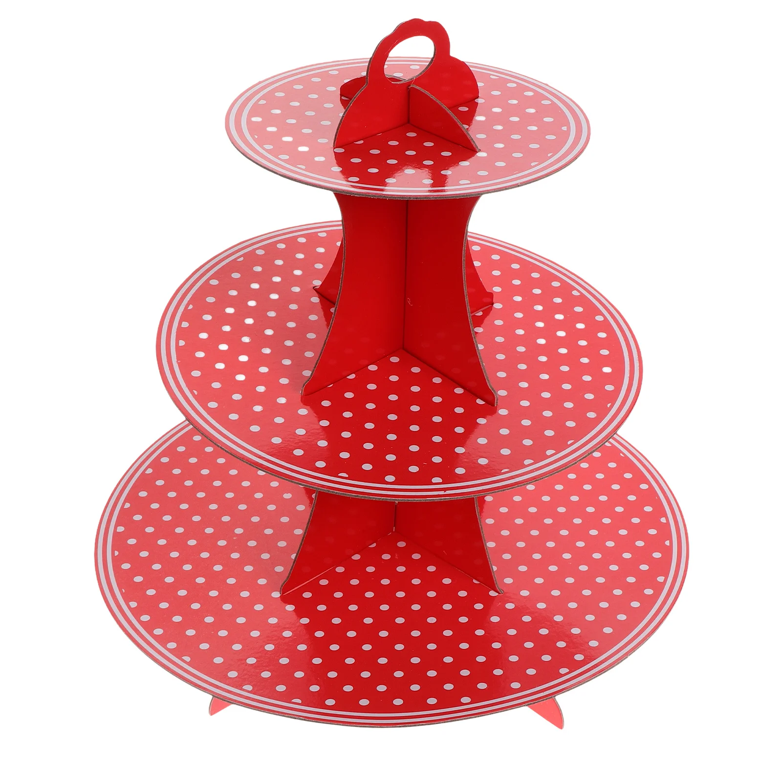 

Paper Cake Stand 3-Tiers Multi-Layer Cupcake Display Stand Dessert Holder Party Cake Serving Tower Organizer Cupcake Holder