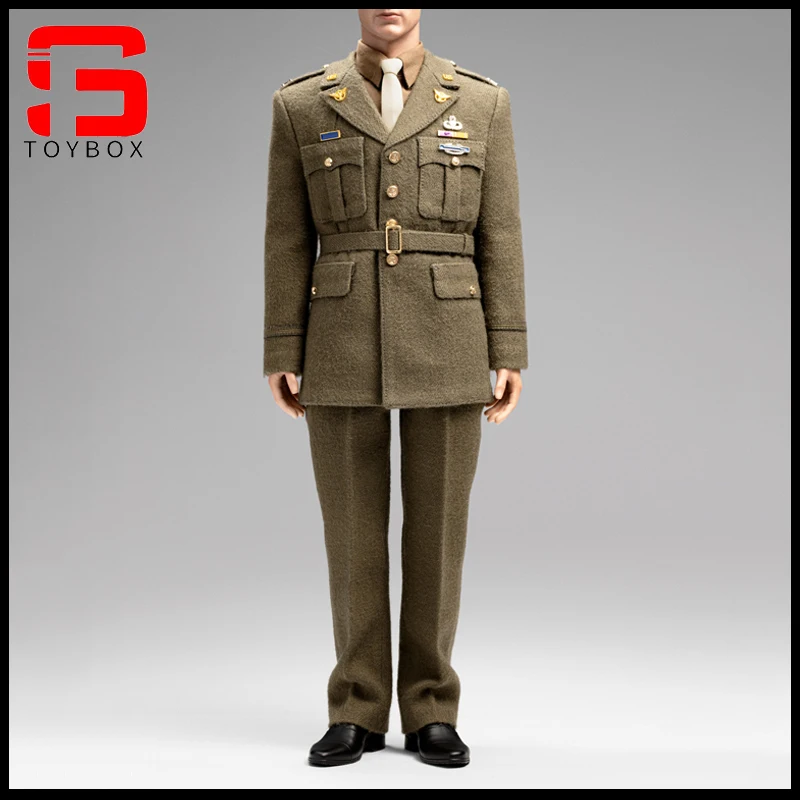 

POPTOYS X40 1/6 Captain Uniform Suit Clothes Model Fit 12'' AL100046 Male Soldier Action Figure Body Dolls