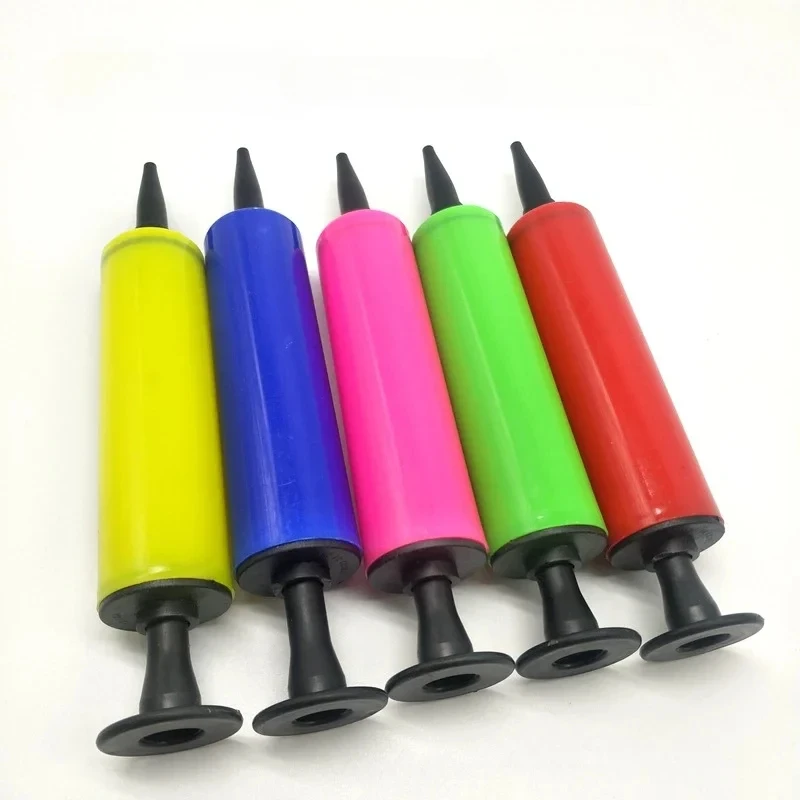 ปั๊มบอลลูน Air Inflator Hand PUSH แบบพกพาที่มีประโยชน์อุปกรณ์บอลลูนสําหรับงานแต่งงานวันเกิด PARTY อุปกรณ์ตกแต่งคุณภาพสูง