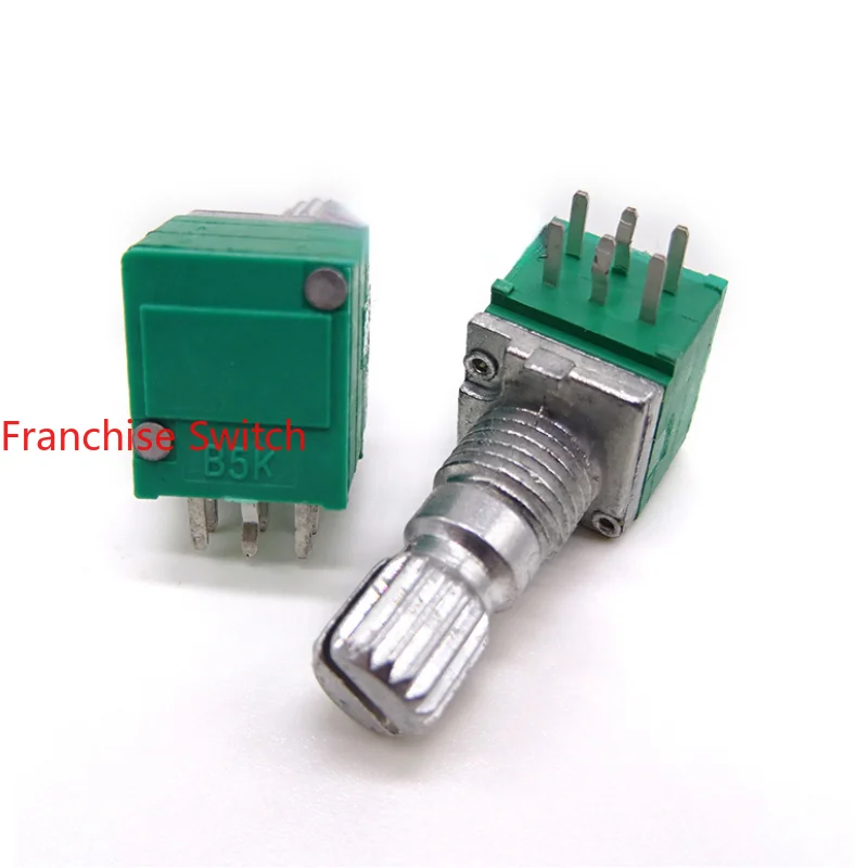 

10PCS Audio Amplifier Volume Intercom RD097-B5K-1K 15MM Floral Axis Precision Duplex Potentiometer